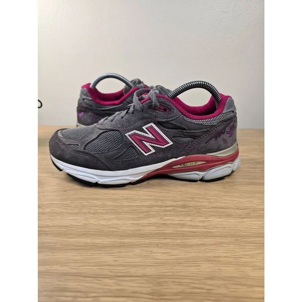 New Balance 990v3 Made in USA Susan G. Komen Breast Cancer Women's Size 8 Pink